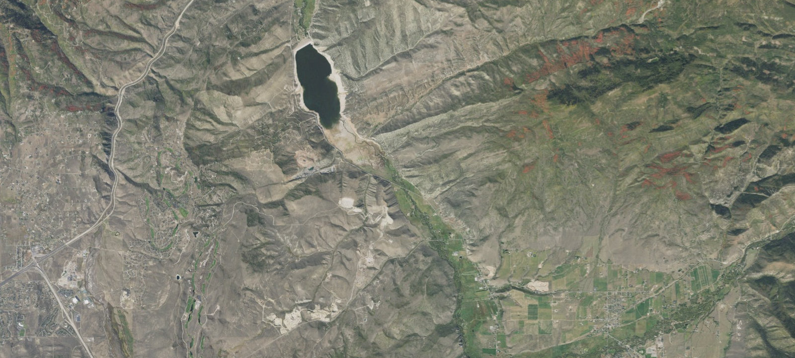 Map of Cottonwood Campground