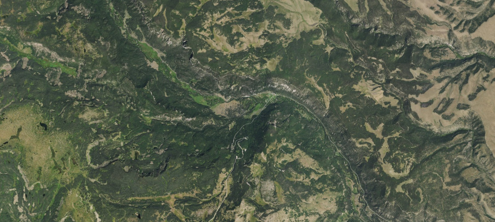 Map of Elk Creek Campground (rio Grande Nf)