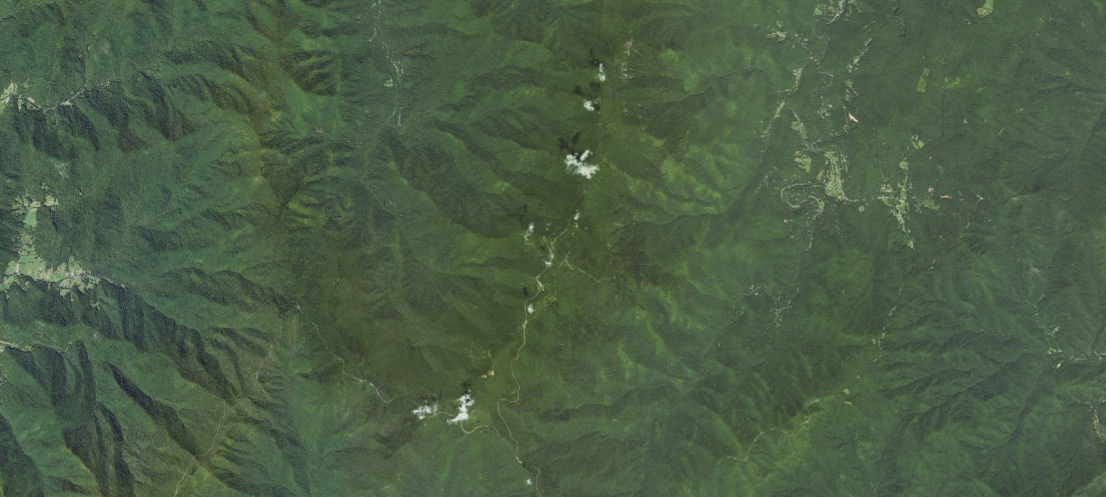 Map of Mount Mitchell State Park Campground