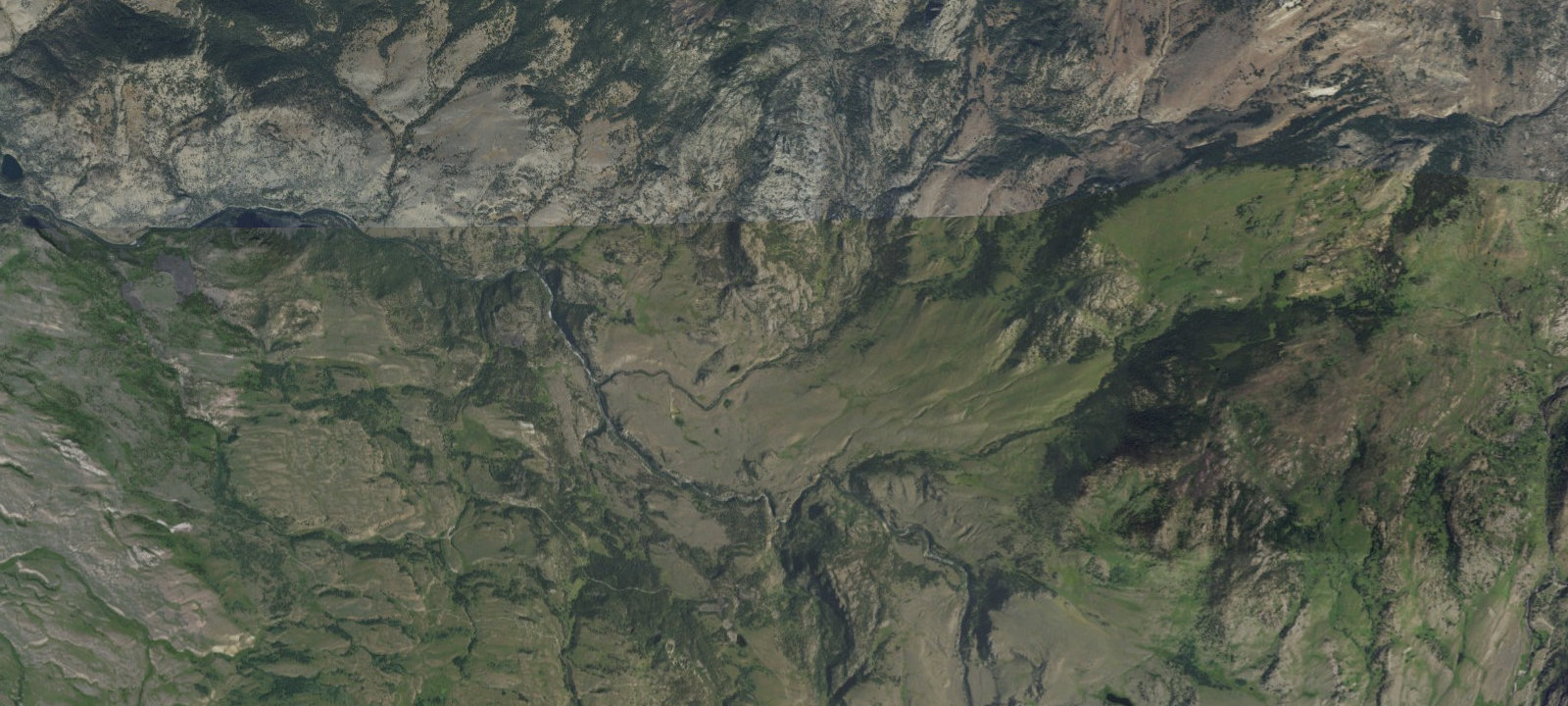 Map of Hellroaring Creek