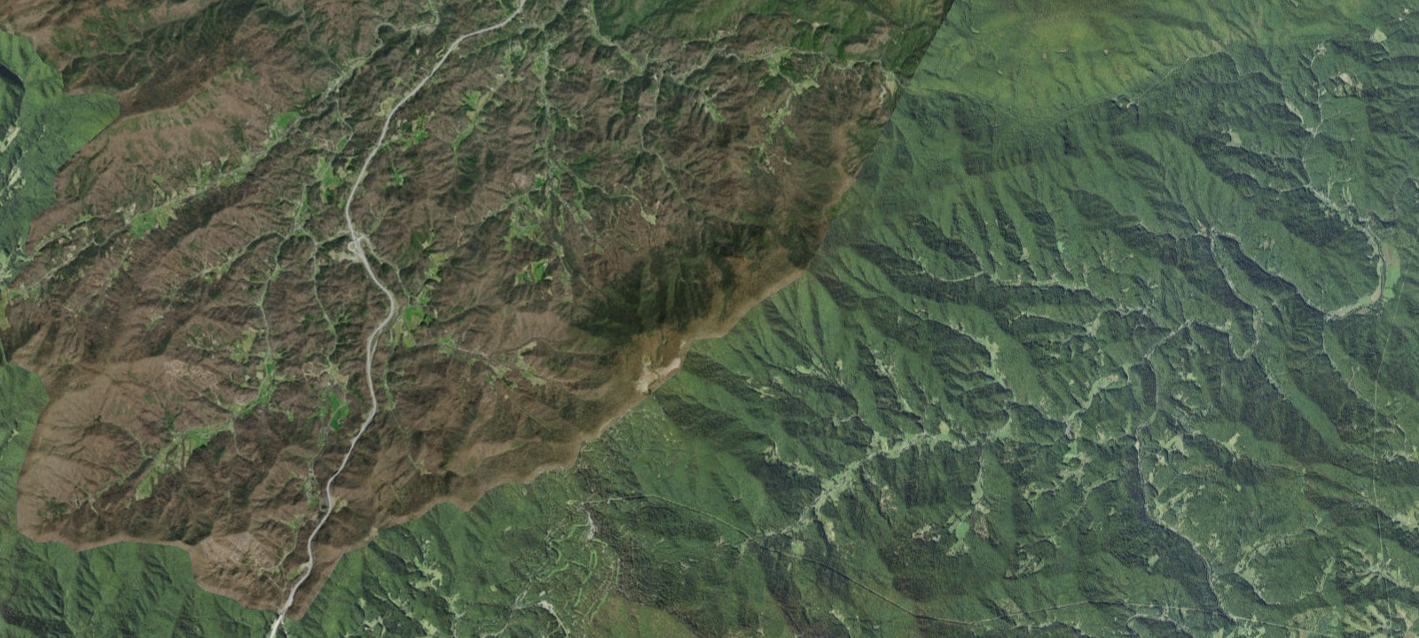 Map of A.T. Bald Mountain Shelter