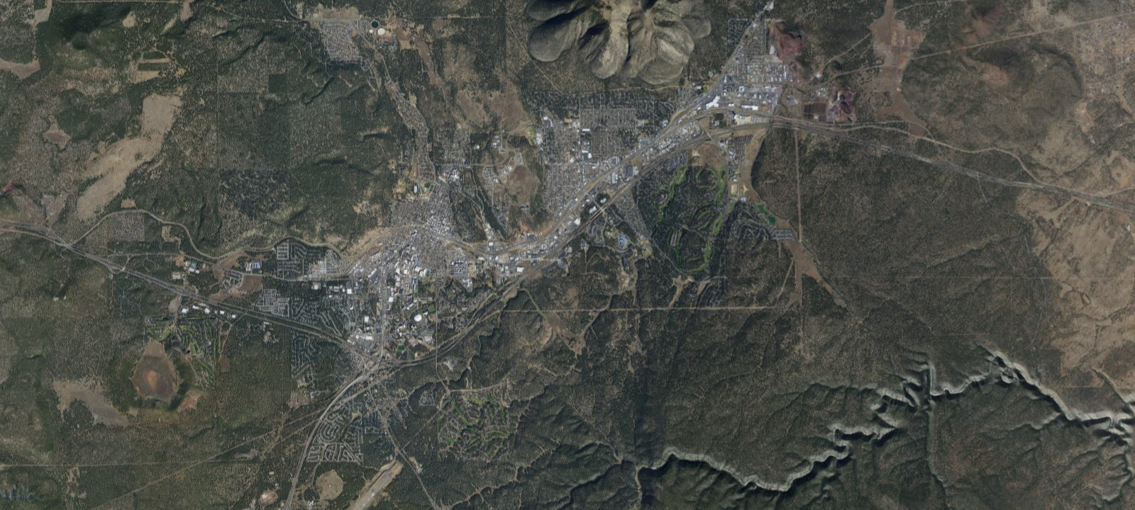 Map of Black Bart's RV Park