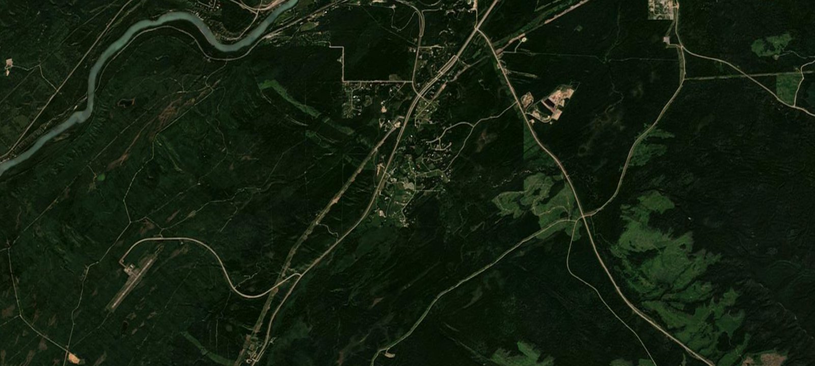 Map of Hinton / Jasper KOA Holiday