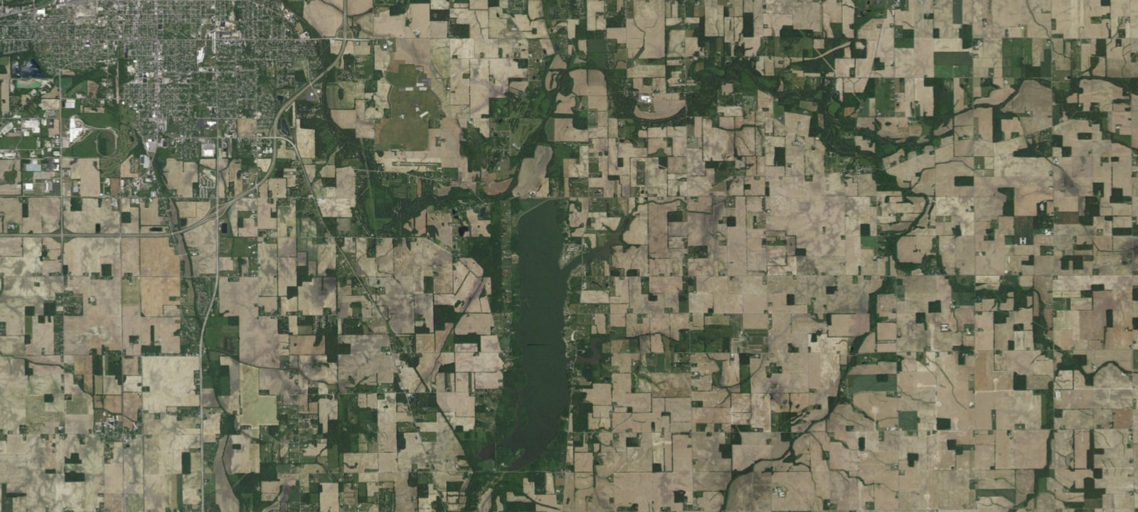 Map of Prairie Creek Reservoir and Campground
