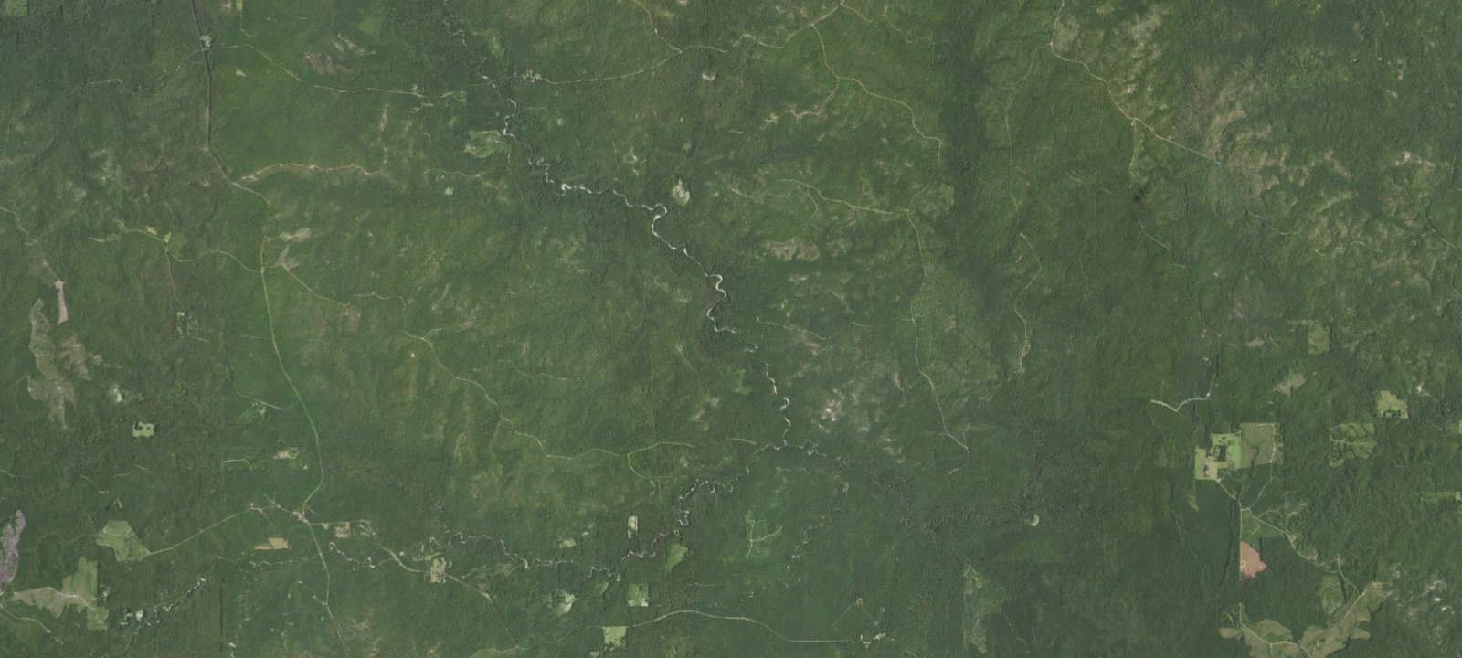 Map of Kisatchie Bayou Recreation Area