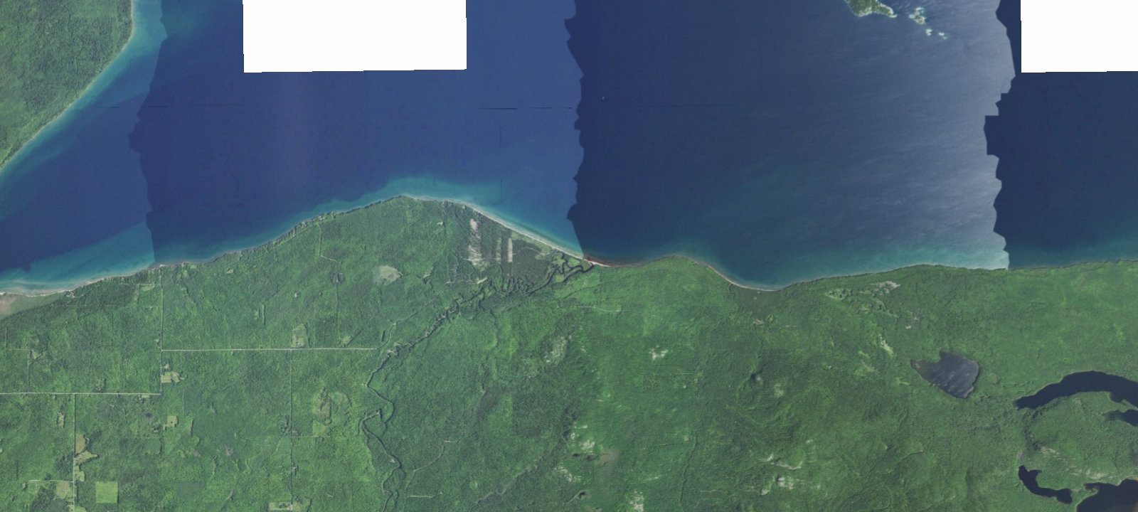 Map of Huron River Beach and Campground