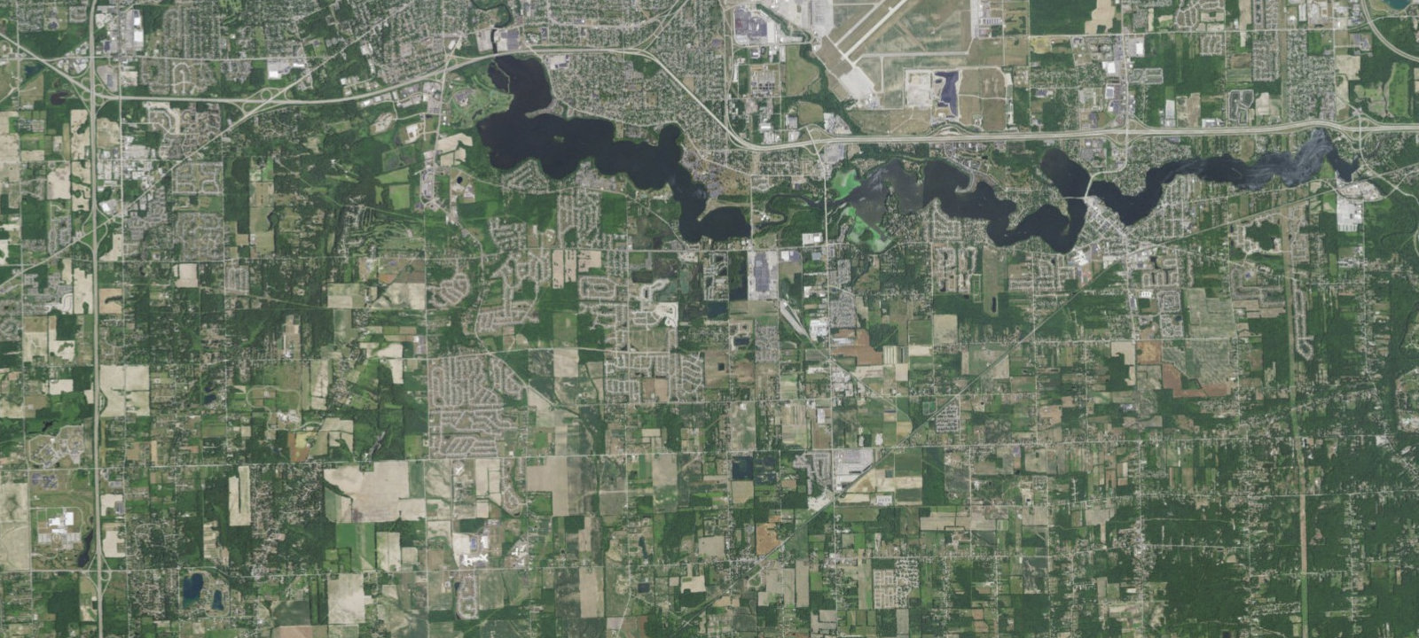 Map of Detroit Greenfield RV Park