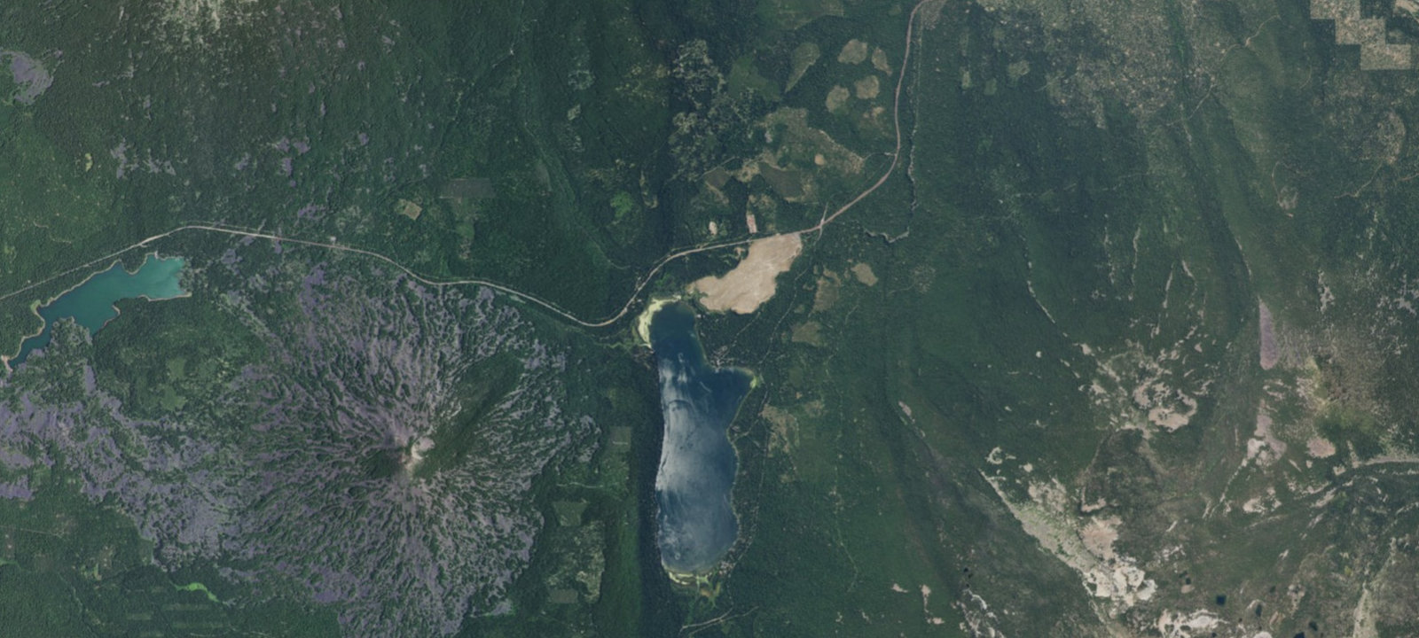 Map of Aspen Point Campground (Lake of the Woods, OR)