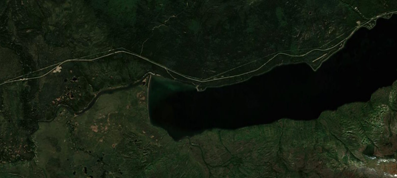 Map of Little Salmon Lake Campground