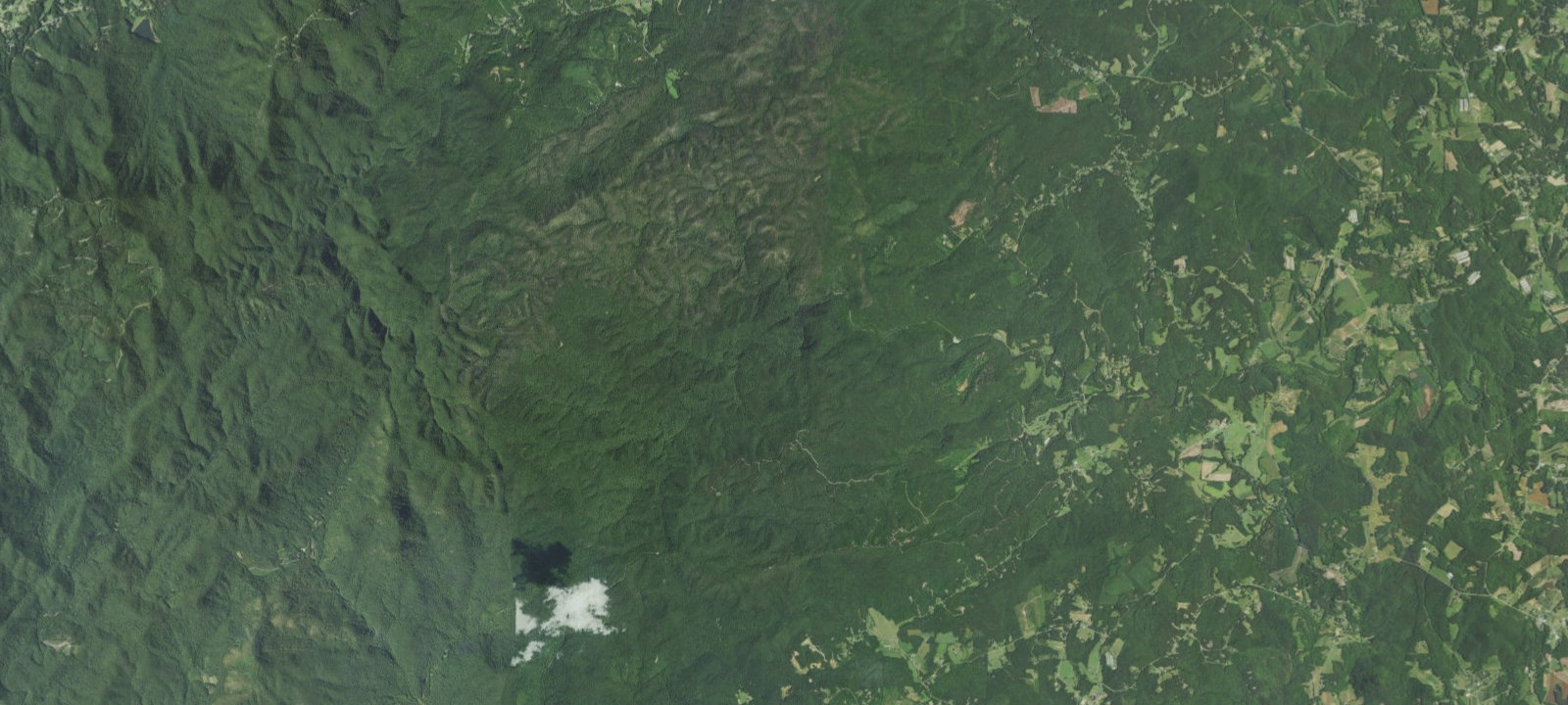 Map of Upper Falls Campsite