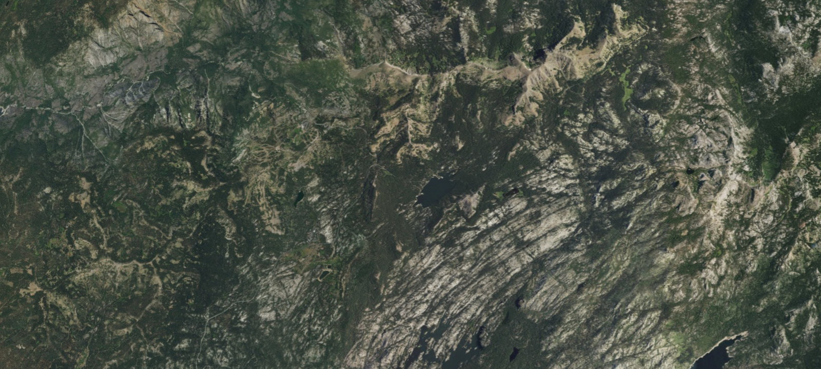 Map of (Lake Alpine) West Shore