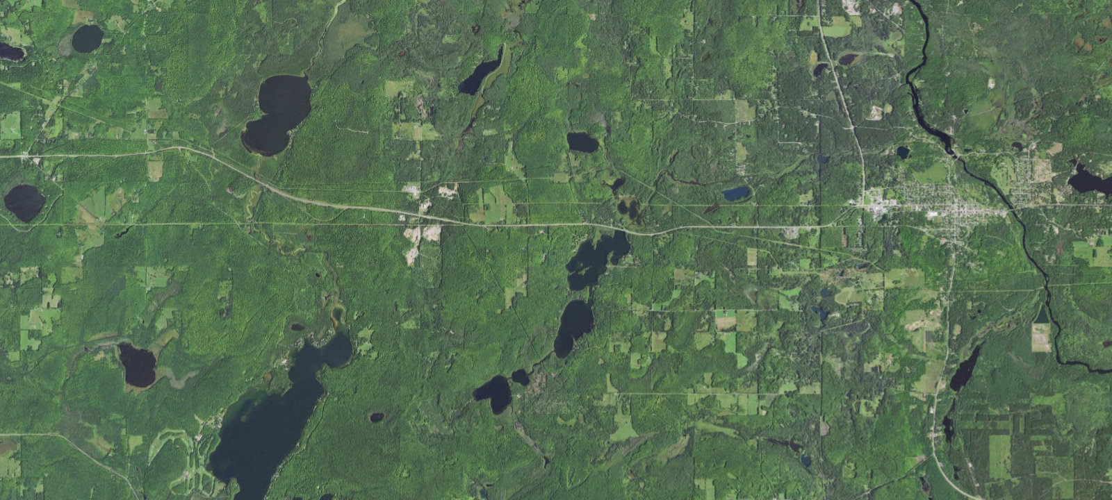 Map of Bewabic State Park