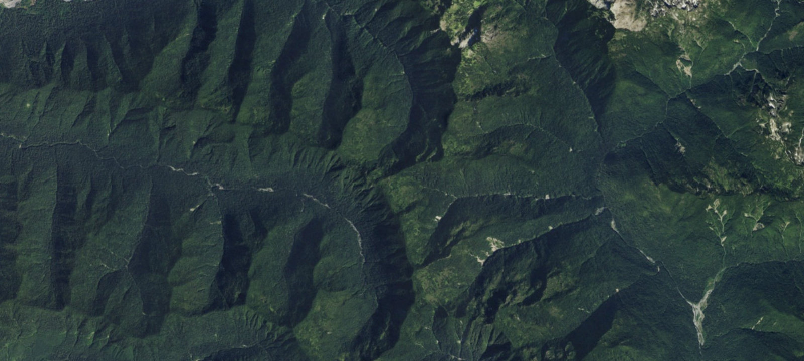 Map of Three Prune Lakes
