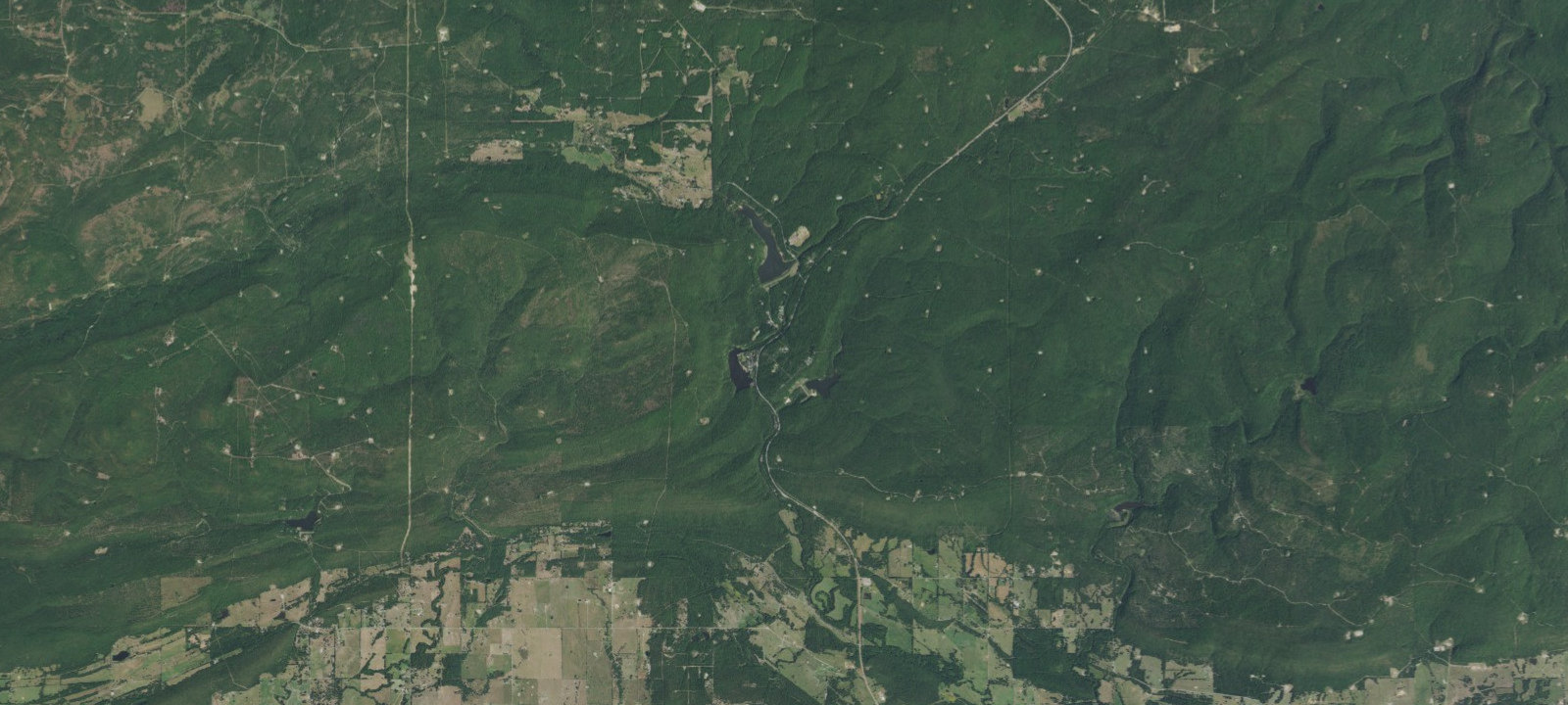 Map of Whispering Pines Campground