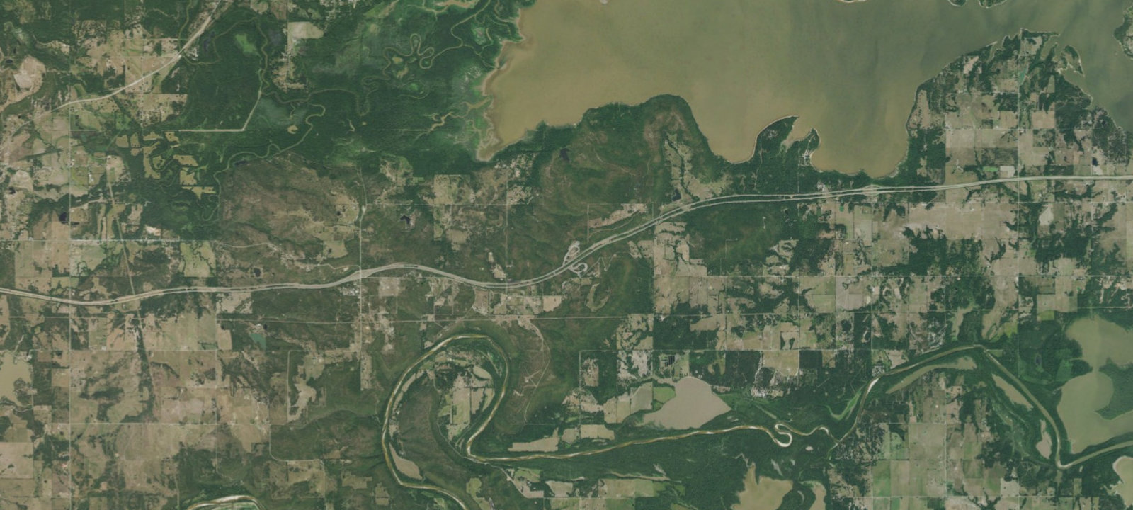 Map of I-40 WB Parking Area #2