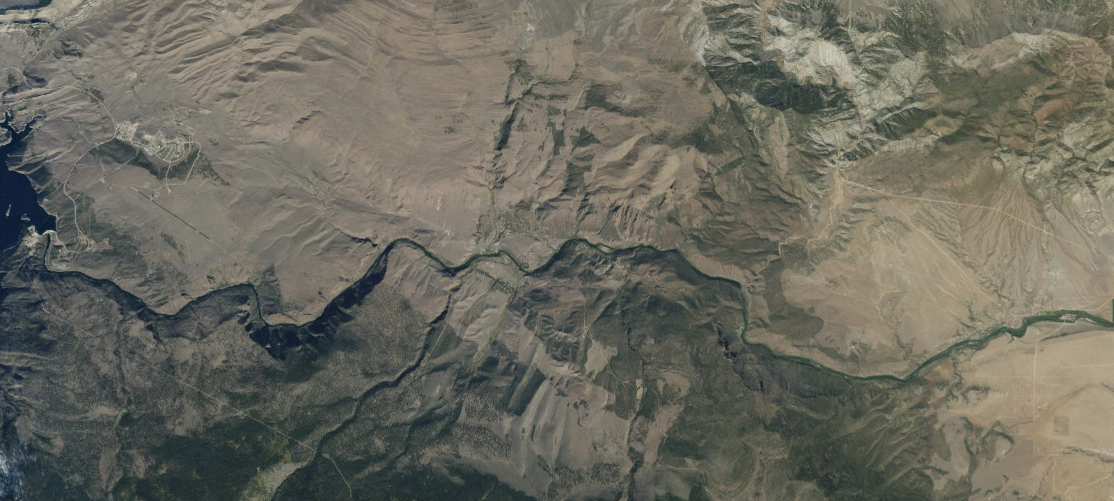 Map of Bootleg River Camp