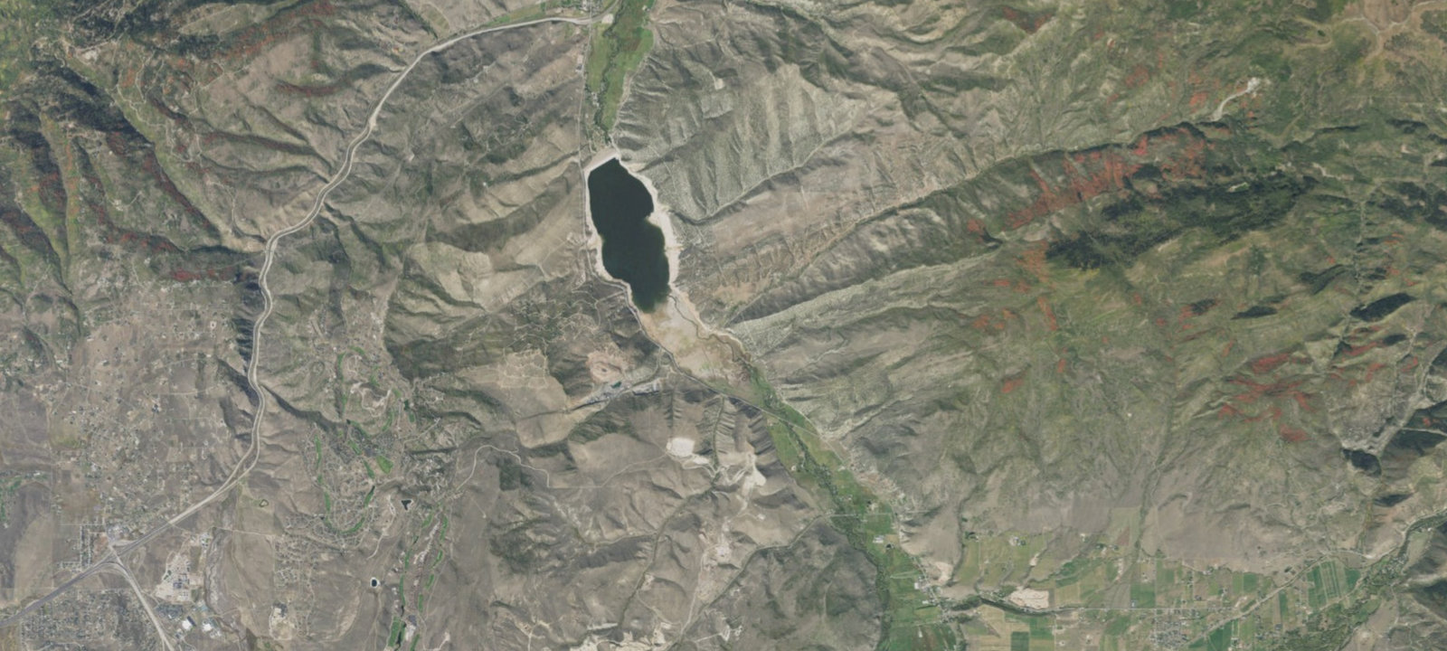 Map of Crandall Cove Campground
