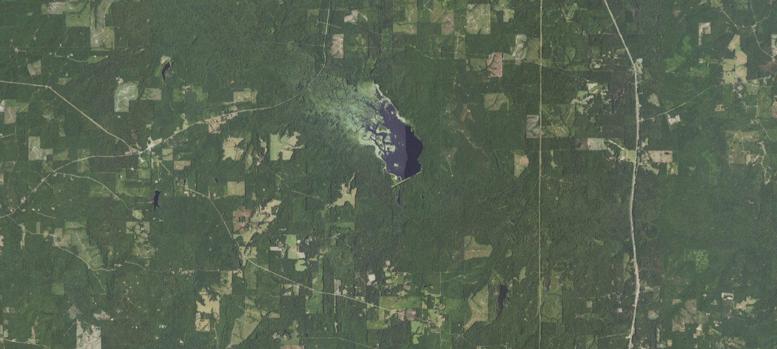 Map of Corney Lake South Shore Campground