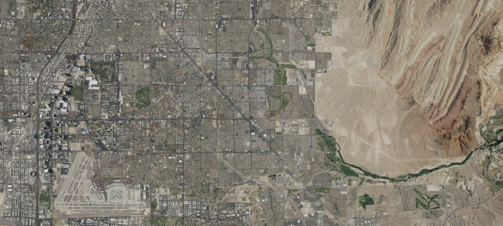 Map of Las Vegas KOA Journey North Section