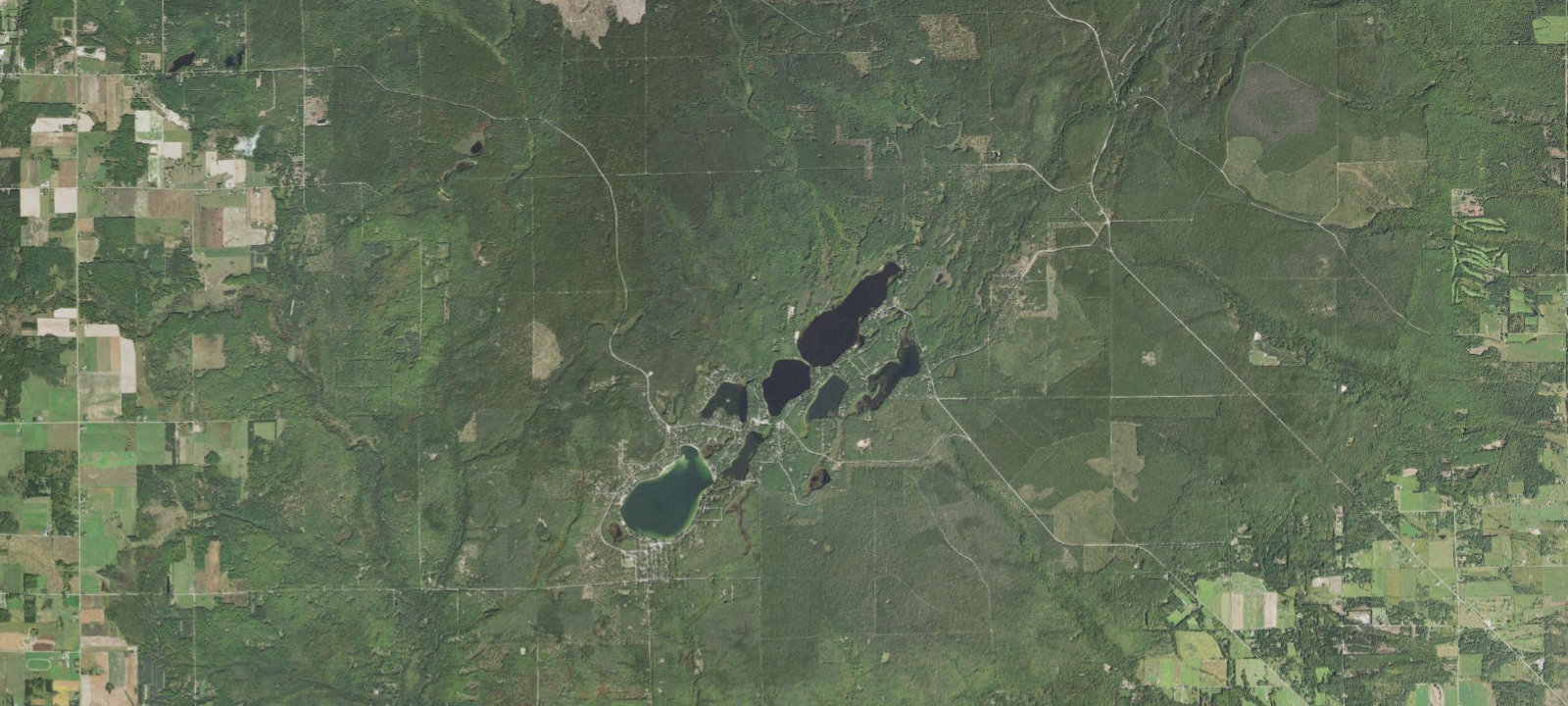 Map of Round Lake
