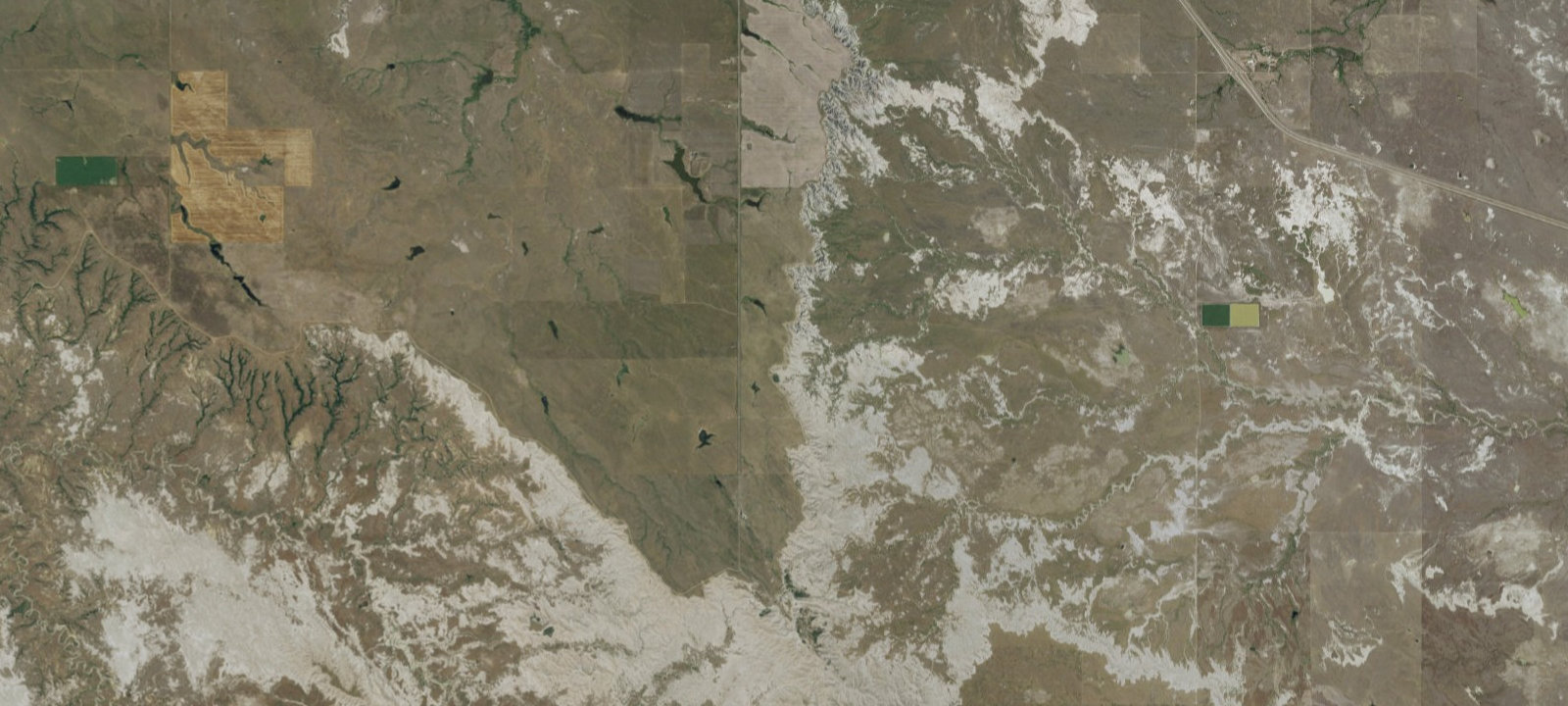 Map of Buffalo Gap National Grassland