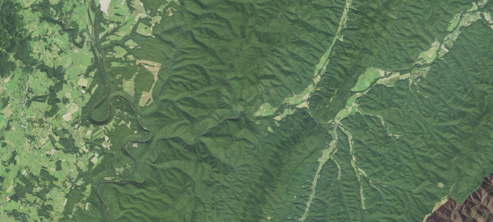 Map of Blue Bend Recreation Area