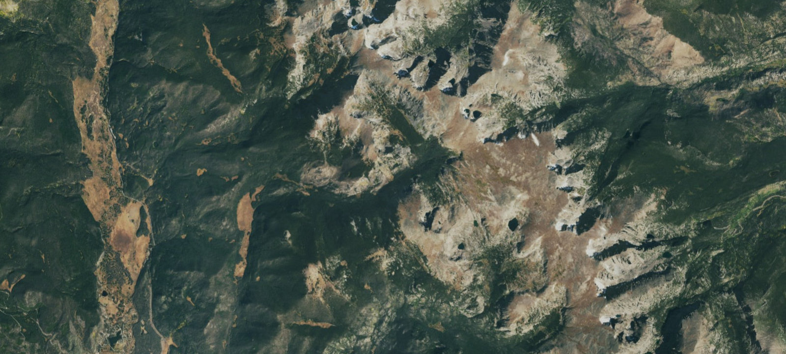 Map of Tonahutu Meadows