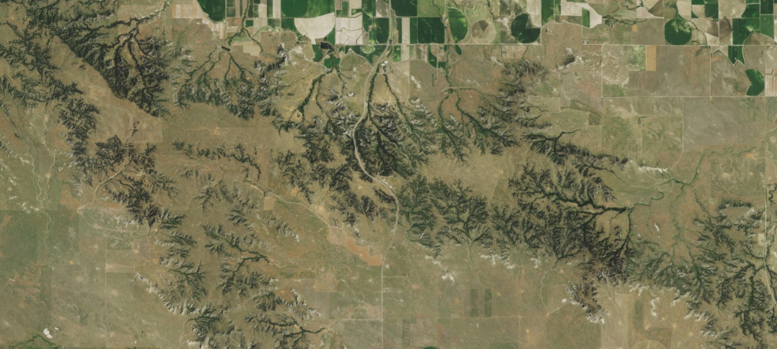 Map of Primitive Campsites
