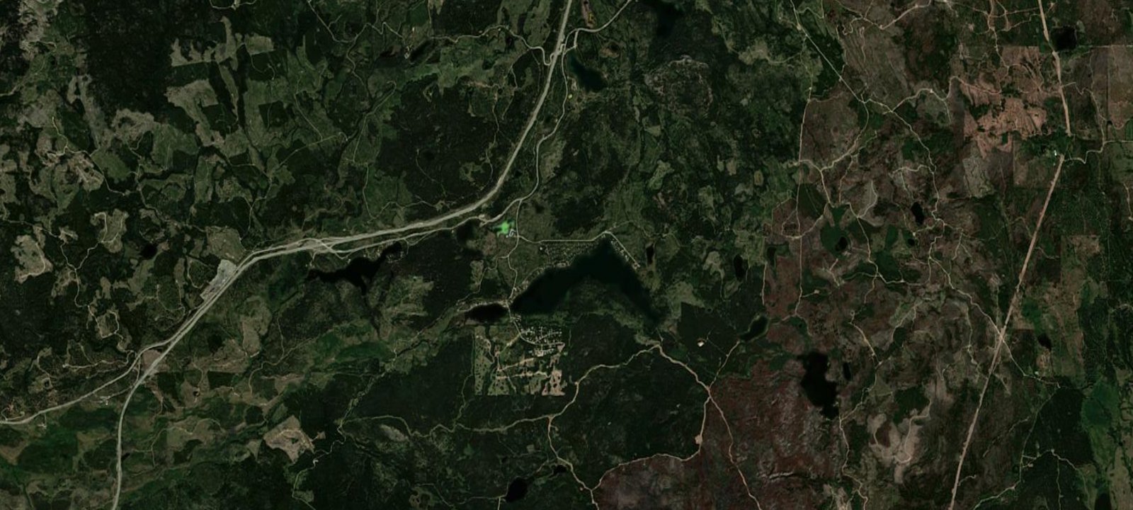 Map of Lac Le Jeune Provincial Campground