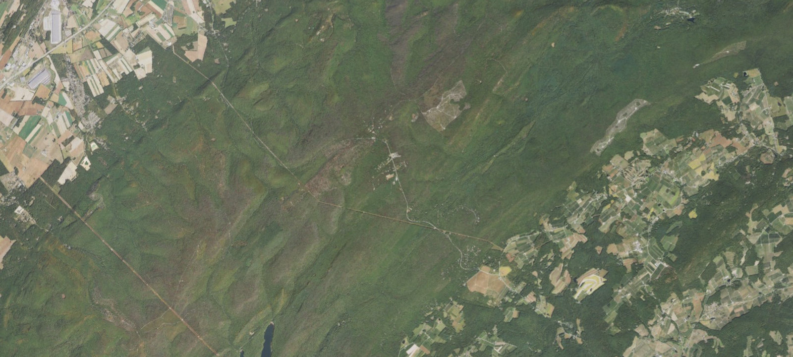 Map of Big Flat Parking Area Campsites