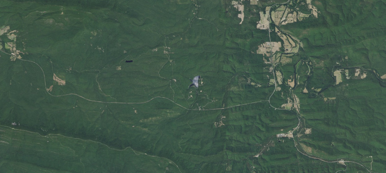 Map of Cedar Lake Sandy Beach