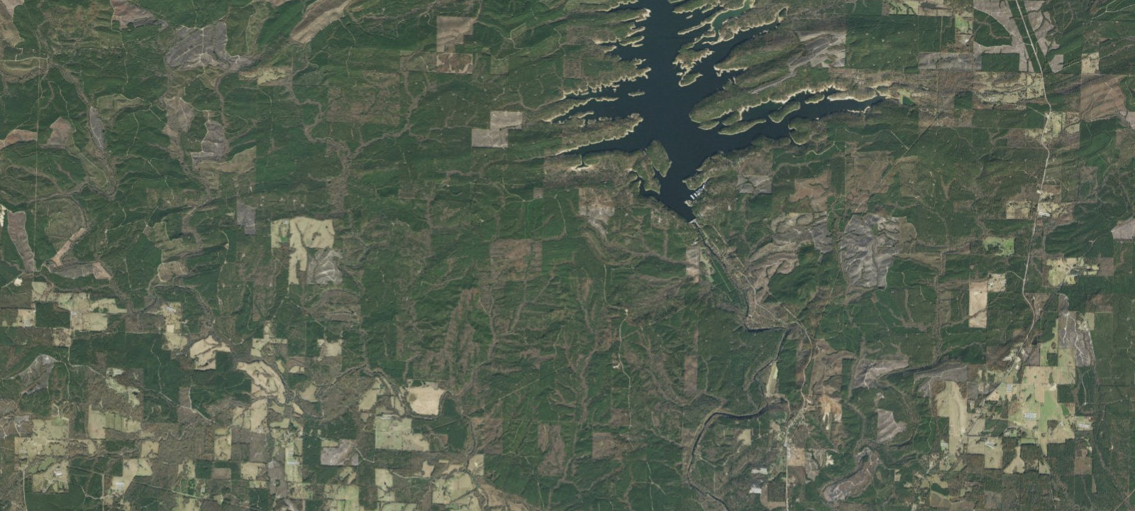 Map of Parker Creek