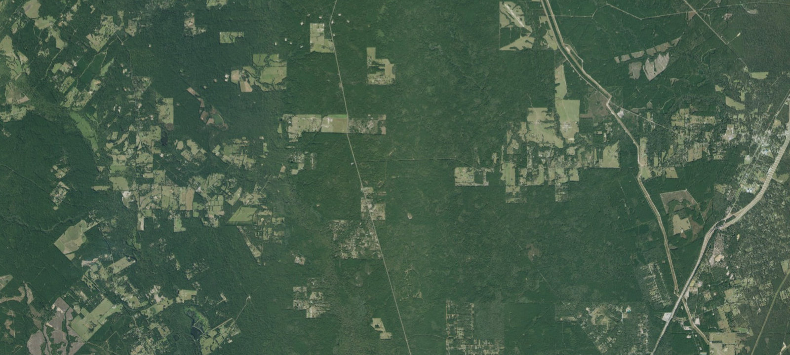 Map of Forest Road 217A Hunters Camp