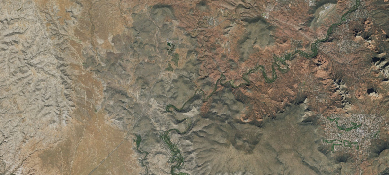 Map of Angel Valley Designated Dispersed Camping Area