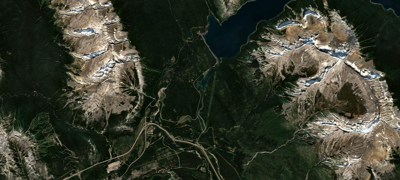 Map of Two Jack Lakeside Campground