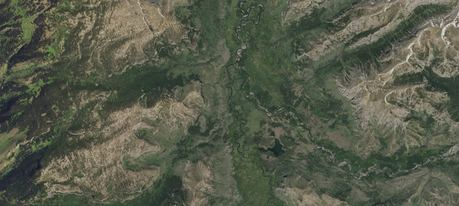Map of South Yell River