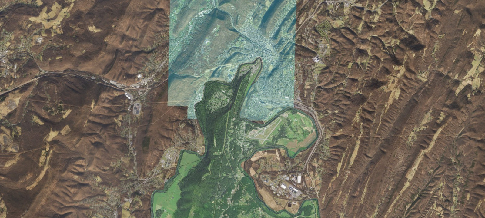 Map of Hillcrest River Kampground