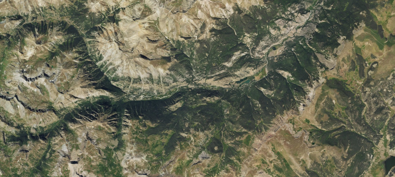 Map of Bent Creek Dispersed Campsite 6