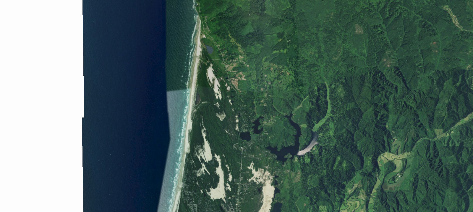 Map of Alder Dune