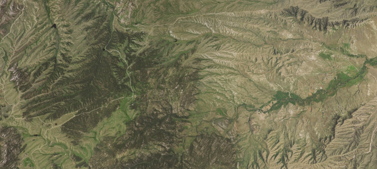 Map of Esterbrook Campground