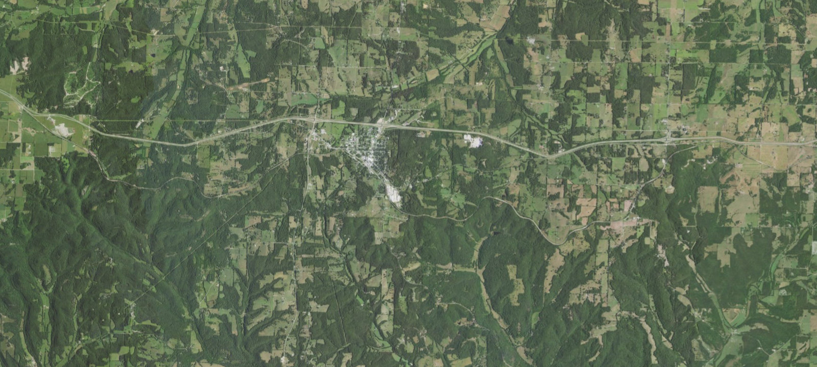 Map of Laura Ingalls Wilder RV Park