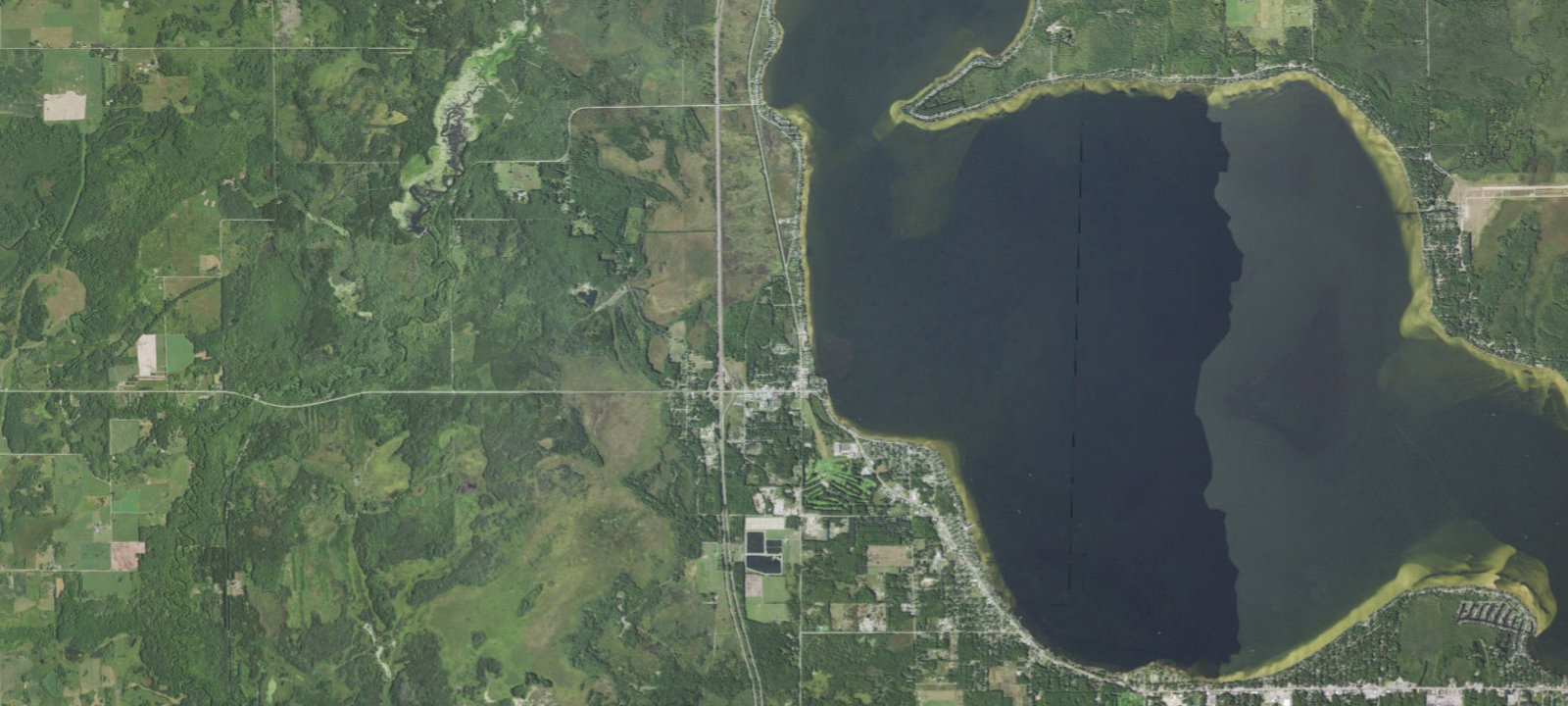 Map of West Houghton Lake Campground
