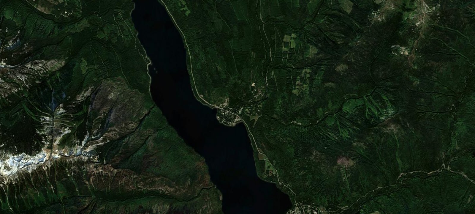 Map of Rosebery Provincial Park