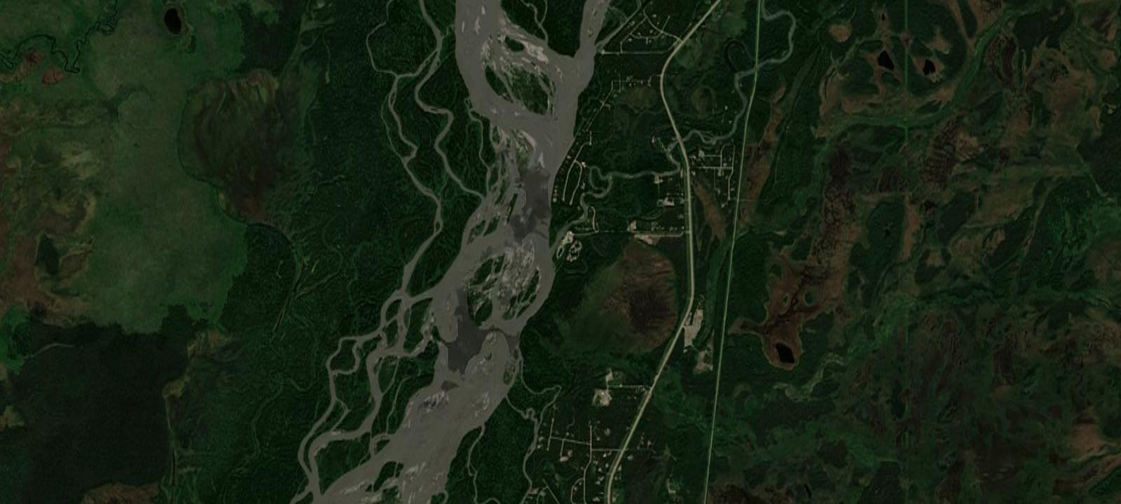 Map of Susitna Landing Campground