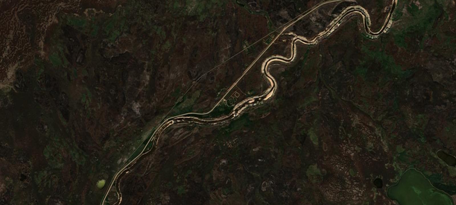 Map of Louise Falls