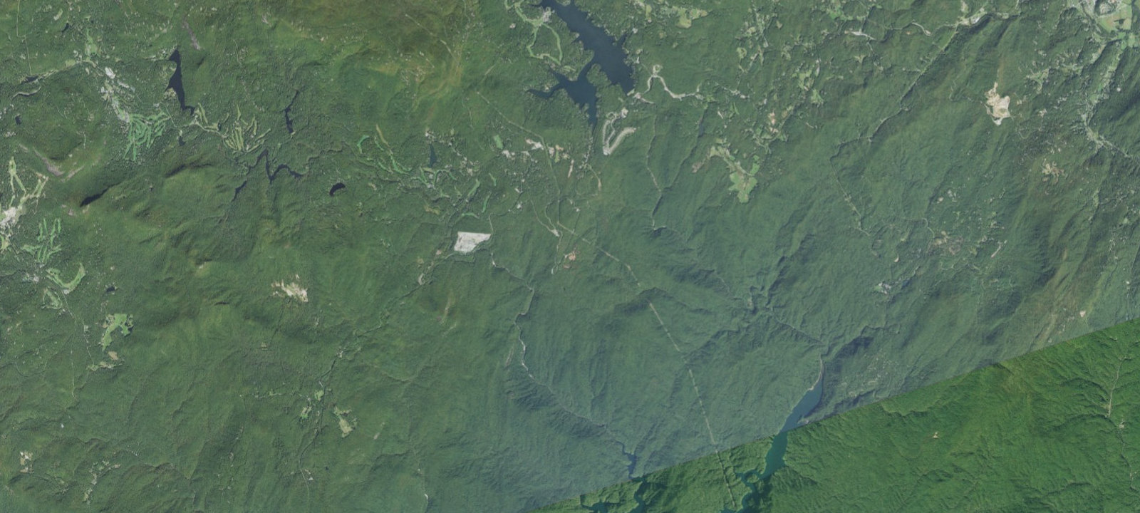 Map of Gorges State Park Campground