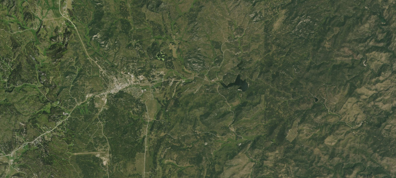 Map of Custer's Gulch RV Park and Campground