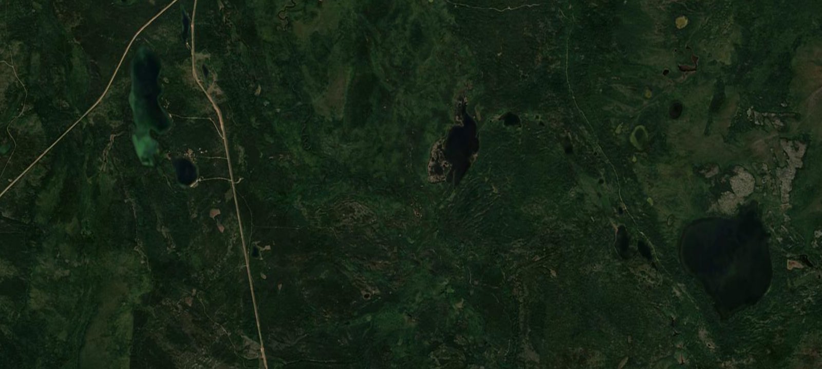 Map of Heiberg Lake