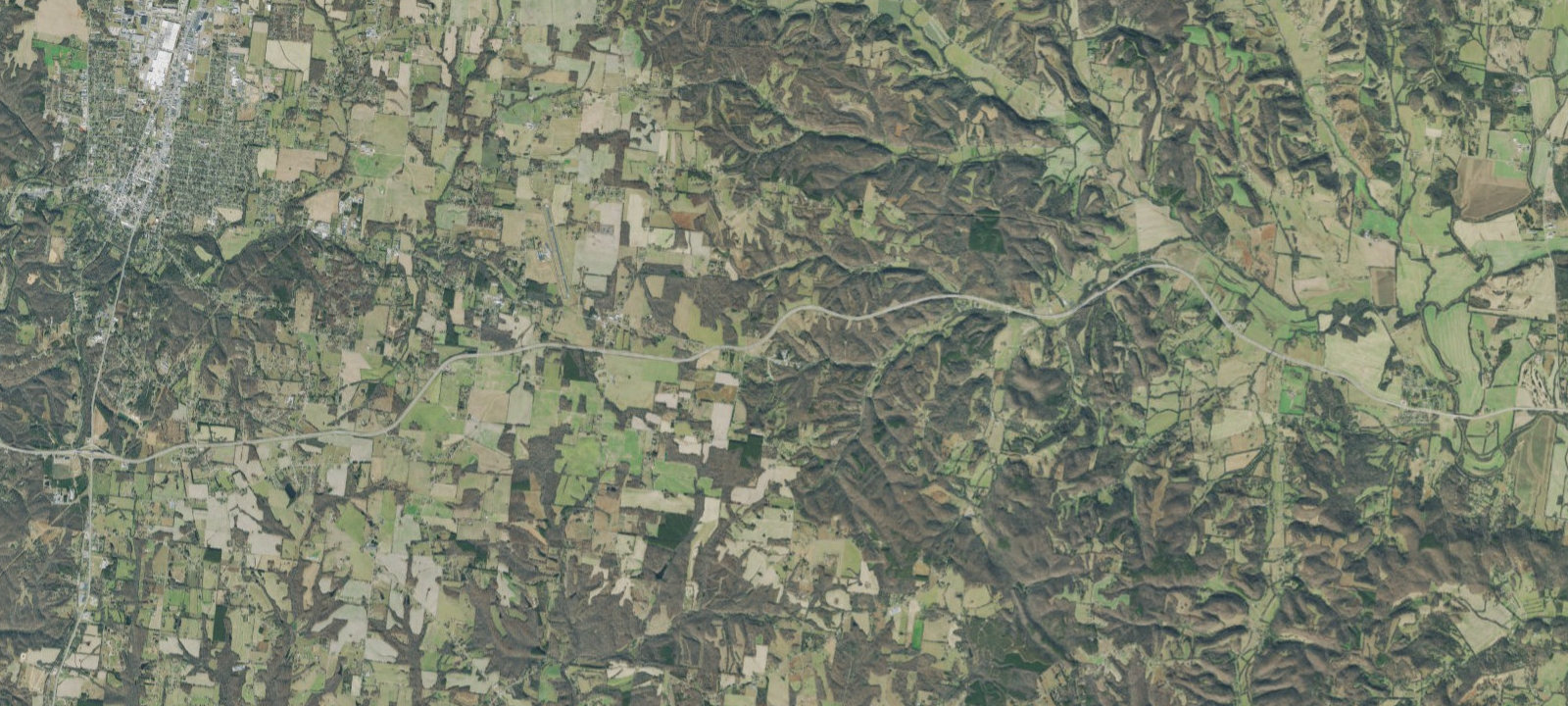 Map of Mama J’s Cabin & Powder Horn Campground