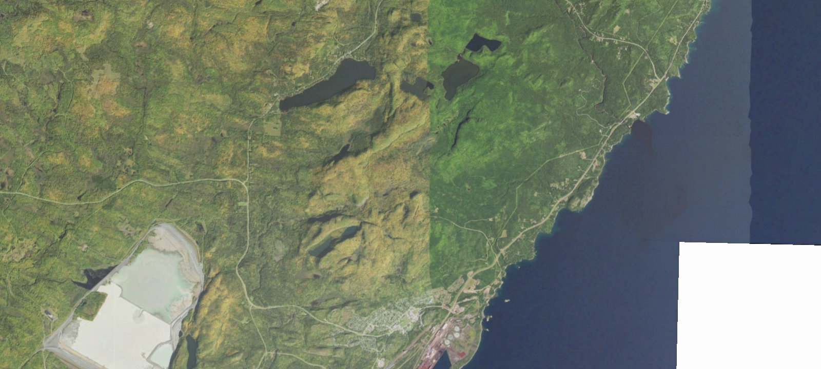 Map of West Palisade Creek